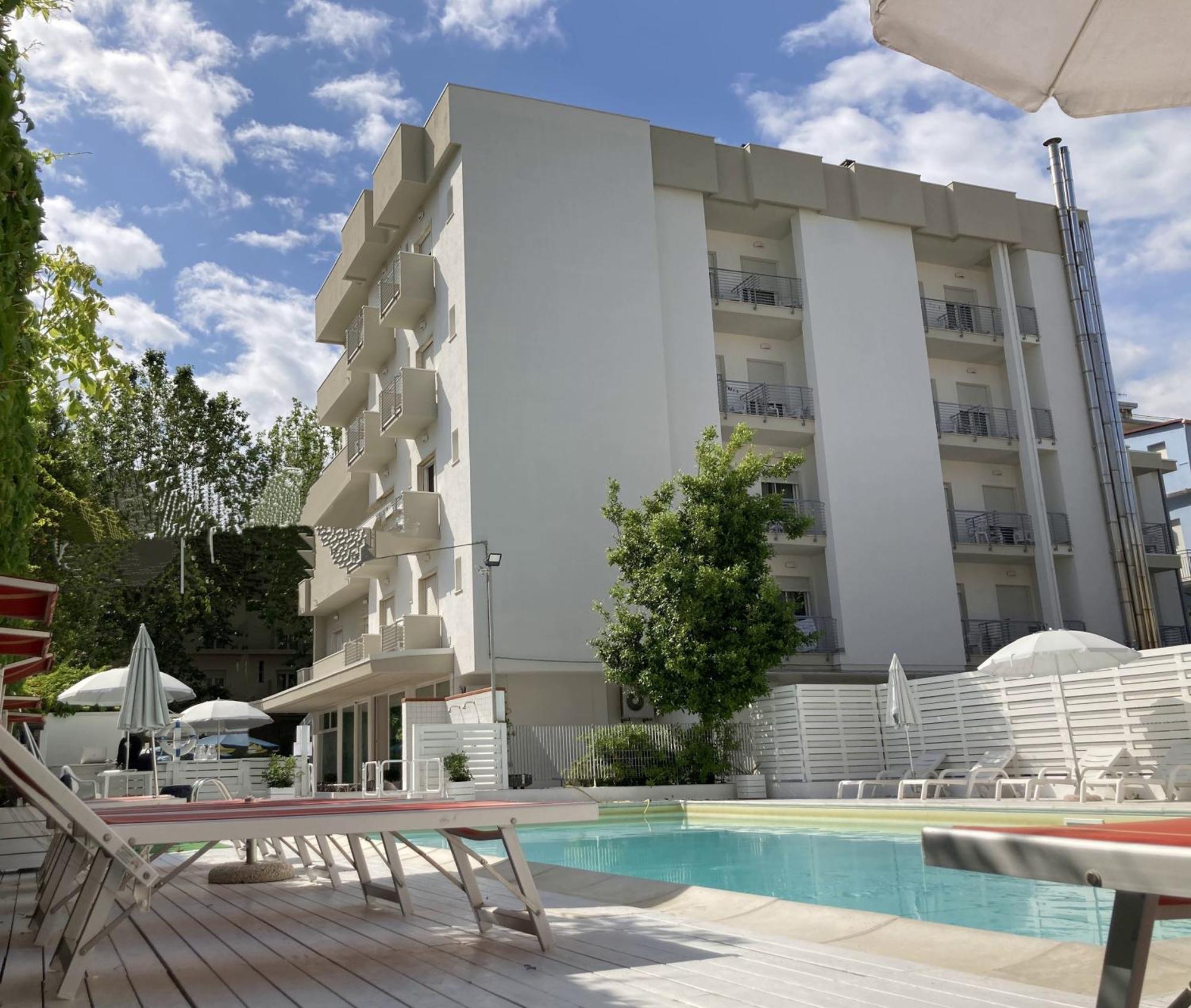 Hotel Villa Del Parco Rimini Exteriér fotografie